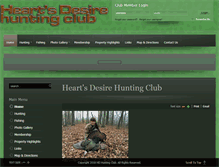 Tablet Screenshot of hdhuntingclub.com